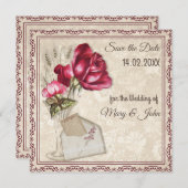 Faire-part de mariage personnalisée (Devant / Derrière)