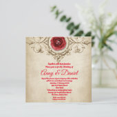 Faire-part de mariage personnalisée (Debout devant)