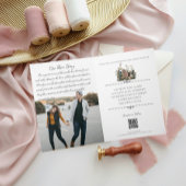 Faire-part de mariage Personnalisée À Thème Livre 