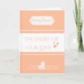 Faire-part de mariage Personnalisée À Thème Livre  (Devant)