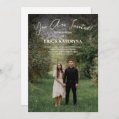 Faire-part de mariage personnalisée avec photo (Devant / Derrière)