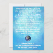 Faire-part de mariage personnalisée "Out of this w (Dos)