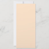 Faire-part de mariage personnalisée simple beige (Dos)