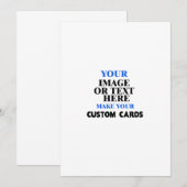 Faire-Part de Mariage Personnalisés - Créez Votre  (Devant / Derrière)