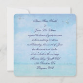 Faire-part de mariage phare (Dos)