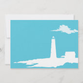 Faire-part de mariage phare (Dos)