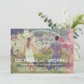 Faire-part de mariage photo (Debout devant)