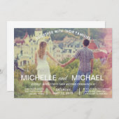 Faire-part de mariage photo (Devant / Derrière)