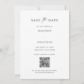 Faire-part de mariage photo (Dos)