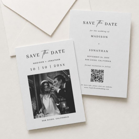 Faire-part de mariage photo