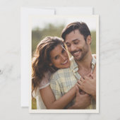 Faire-part de mariage photo boho cactus du désert (Dos)