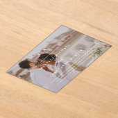 Faire-part de mariage photo calligraphie monogramm (Poser)