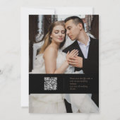 Faire-part de mariage photo classique moderne (Dos)