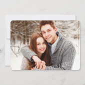 Faire-Part de Mariage Photo Confetti Or Doré (Dos)