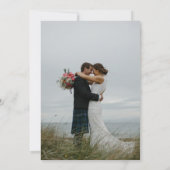 Faire-part de mariage photo de couverture du magaz (Dos)