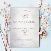 faire-part de mariage photo de la fleur de printem