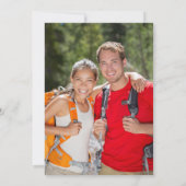 Faire-part de mariage photo de montagne  (Dos)