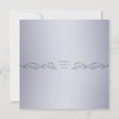Faire-part de mariage photo de script manuscrit (Dos)