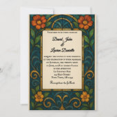 Faire-part de mariage photo en verre (Devant)