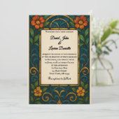 Faire-part de mariage photo en verre (Debout devant)