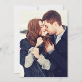 Faire-part de mariage photo et verdure aquarelle e (Dos)