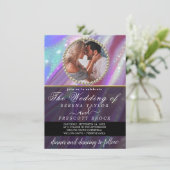 Faire-part de mariage photo Holographique personna (Debout devant)