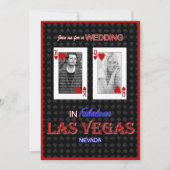 Faire-part de mariage photo Las Vegas - King & Que (Devant)