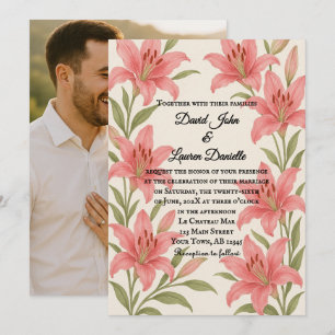 Faire-part de mariage photo Lavish Lily