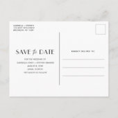 Faire-Part de Mariage Photo Moderne (Dos)