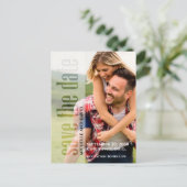 Faire-part de mariage photo moderne (Debout devant)