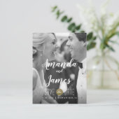 Faire-part de mariage photo moderne décontracté (Debout devant)