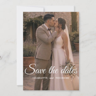 Faire-part de mariage photo moderne Temp de mari