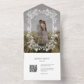 Faire-part de mariage photo Norwich avec carte RSV (À l'intérieur)