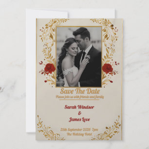 Faire-part de mariage photo personnelle