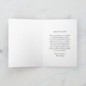 Faire-Part de Mariage Photo Pliée 'Jeunes Mariés' (Intérieur)