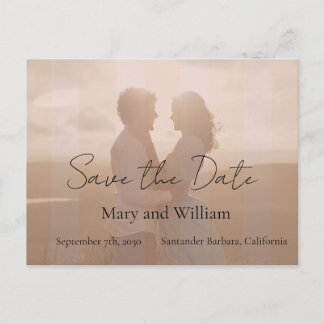 Faire-part de mariage photo pour annoncer la date