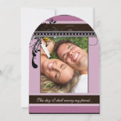 Faire-part de mariage photo Purple Lavender (Devant)