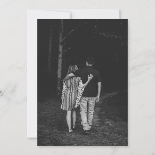 Faire-part de mariage photo Regal (Dos)