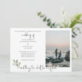 Faire-part de mariage photo Religieux 2 (Debout devant)