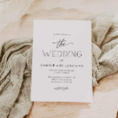 Faire-part de mariage photo simple et élégant