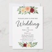 Faire-part de mariage photo simple superposé (Devant)