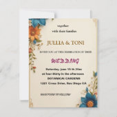 Faire-part de mariage photo simple superposition n (Devant)