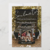 Faire-part de mariage photo Soulmates | Revêtement (Devant)