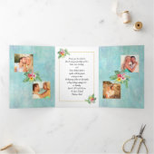 Faire-part de mariage photo tropicale (Intérieur)