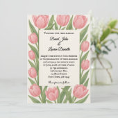 Faire-part de mariage photo Tulip Together (Debout devant)
