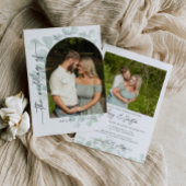 Faire-part de mariage photo Whimsical Eucalyptus