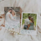 Faire-part de mariage photo Whimsical Eucalyptus