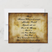 Faire-part de mariage pirate (Dos)