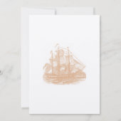 Faire-part de mariage pirate (Dos)