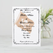 Faire-part de mariage pirate (Debout devant)